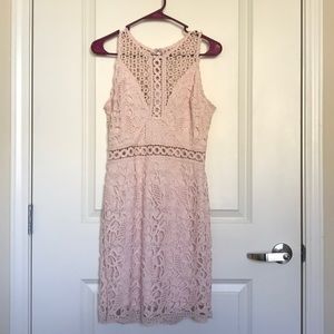 Red dress boutique pink tank dress size medium